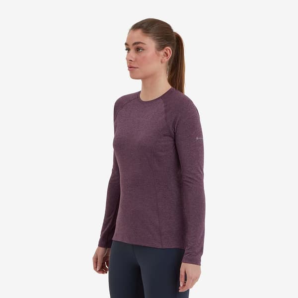 Montane Dart T-shirt Med Lång ärm Lila L Kvinna