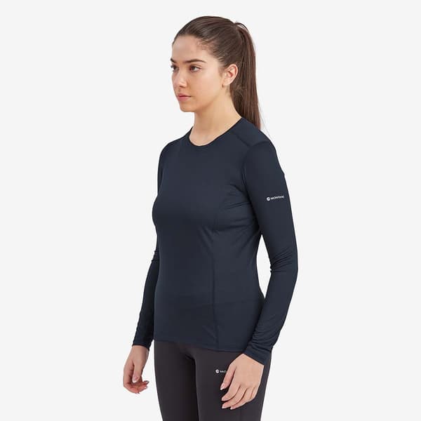 Montane Dart Lite T-shirt Med Lång ärm Blå L Kvinna