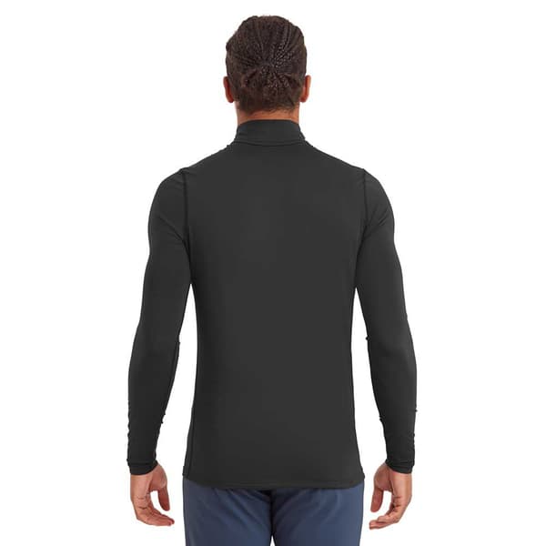 Montane Dart Xt Halv Lynlås Langærmet T-shirt Sort XL Mand