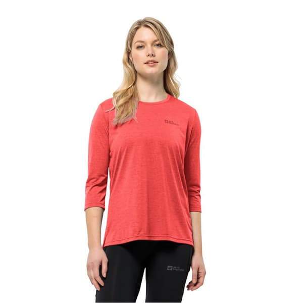 Jack Wolfskin Crosstrail T-shirt Med 3/4 ärm  S Kvinna
