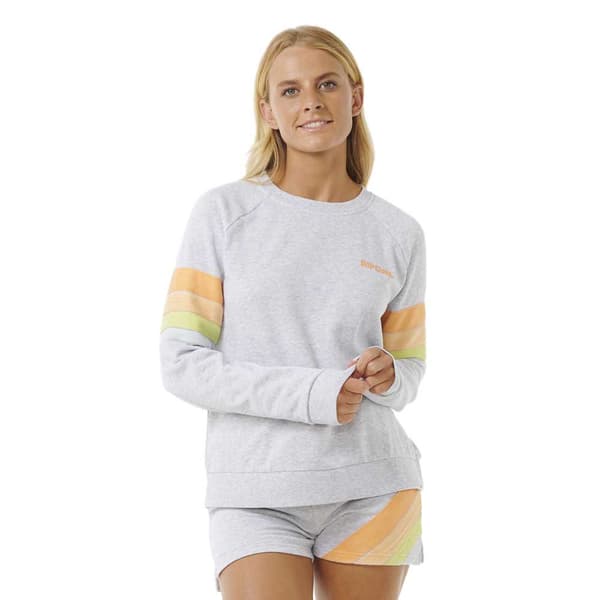 Rip Curl High Tide Surf Raglan Tröja Grå M Kvinna
