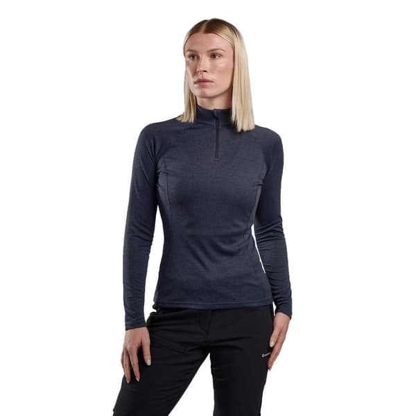 Montane Dart Puoli Vetoketjullinen Pitkähihainen T-paita XS Nainen
