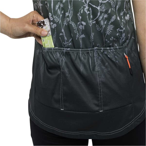 Jack Wolfskin Morobbia Half Zip Print T-shirt Med Korte ærmer  L Kvinde