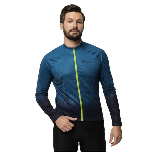 Jack Wolfskin Morobbia Fz T-shirt Med Lange ærmer M Mand