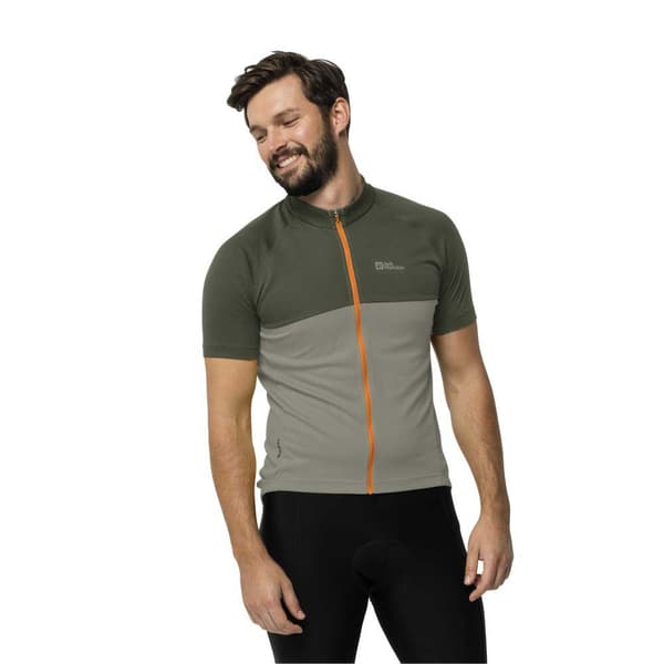 Jack Wolfskin Morobbia Fz T-shirt Med Korta ärmar 2XL Man
