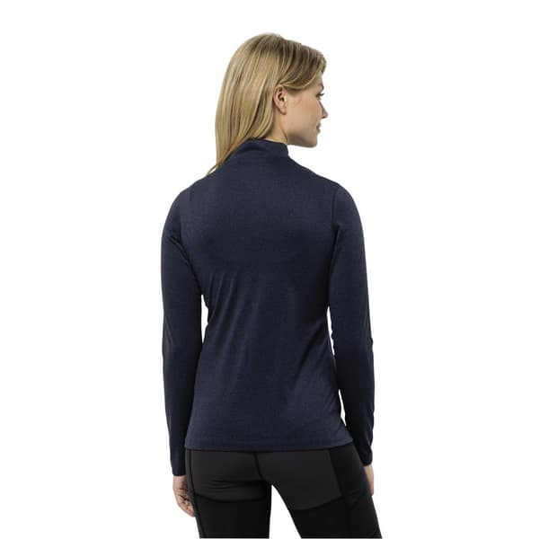 Jack Wolfskin Sky Thermal Half Zip T-shirt Med Lange ærmer  XS Kvinde