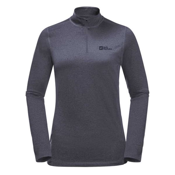 Jack Wolfskin Sky Thermal Half Zip T-shirt Med Lång ärm S Kvinna
