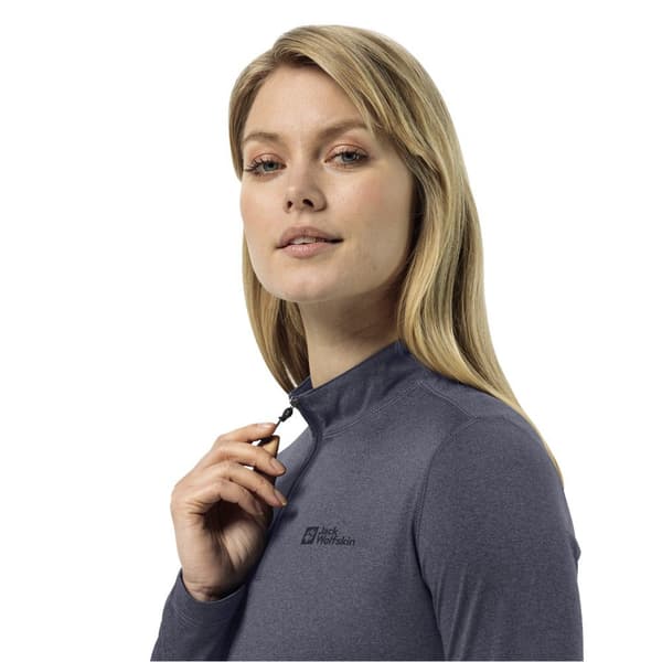 Jack Wolfskin Sky Thermal Half Zip T-shirt Med Lång ärm S Kvinna