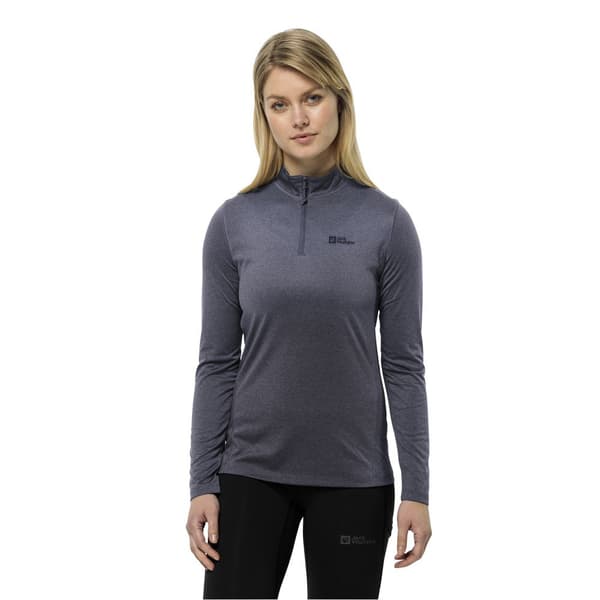 Jack Wolfskin Sky Thermal Half Zip T-shirt Med Lång ärm S Kvinna