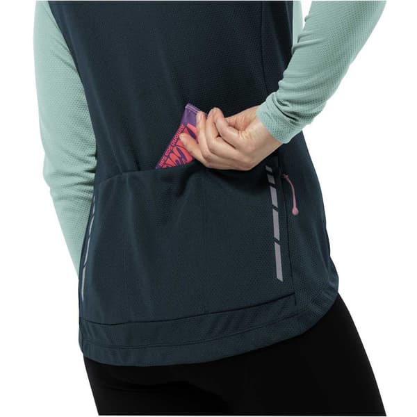 Jack Wolfskin Morobbia Fz T-shirt Med Lange ærmer  M Kvinde