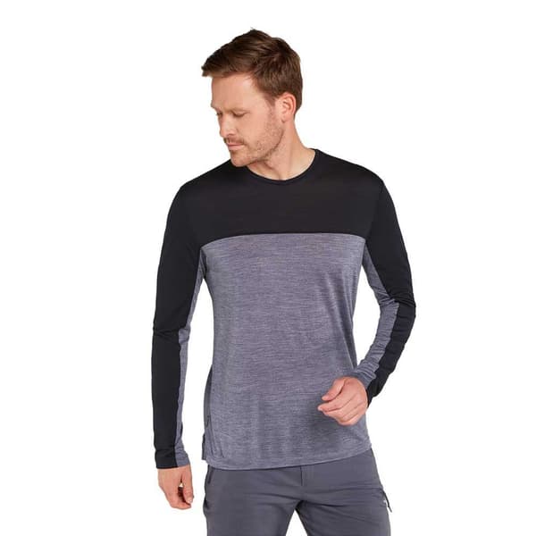 Icebreaker Merino 125 Cool-lite Sphere Colour Block T-shirt Med Lange ærmer  M Mand