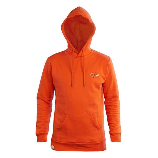 One Way Staffwear Tröja Med Huva Orange M Man