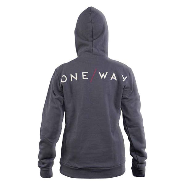 One Way Staffwear Tröja Med Huva Grå 34 Kvinna