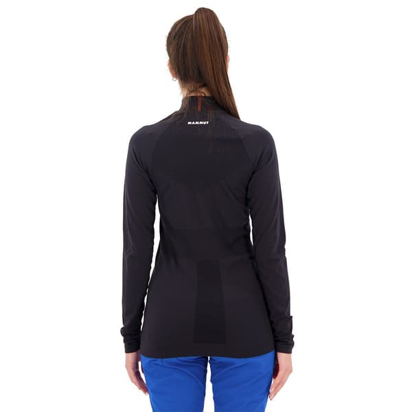 Mammut Trift Halv Lynlås Langærmet T-shirt Sort XL Kvinde