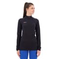 Pikkukuva 1 / 5: Mammut Trift Puoli Vetoketjullinen Pitkähihainen T-paita Musta XL Nainen