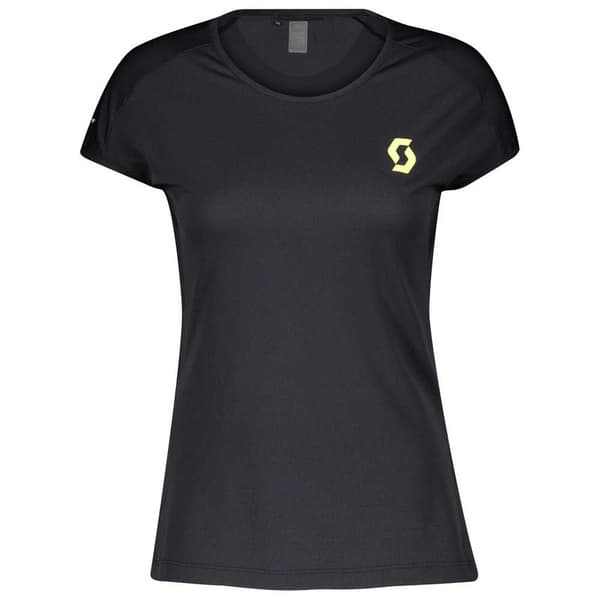 Scott Rc Run Team T-shirt Med Korte ærmer Gul,Sort XS Kvinde