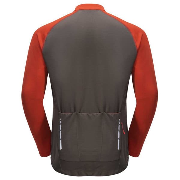 Jack Wolfskin Morobbia Fz T-shirt Med Lång ärm Orange L Man