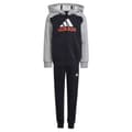 Miniatyrbild 3 av 10: Adidas Essentials Big Logo Fleece Träningsdräkt Svart 7-8 Years Pojke