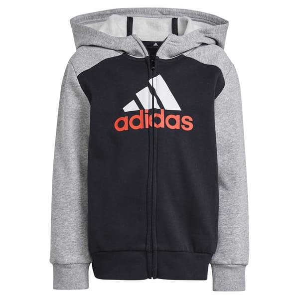 Adidas Essentials Big Logo Fleece Träningsdräkt Svart 7-8 Years Pojke