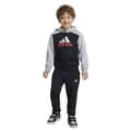 Miniatyrbild 6 av 10: Adidas Essentials Big Logo Fleece Träningsdräkt Svart 7-8 Years Pojke