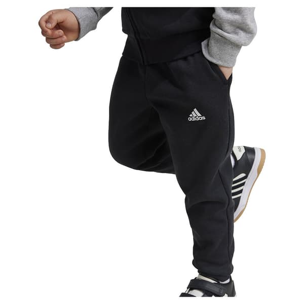 Adidas Essentials Big Logo Fleece Träningsdräkt Svart 7-8 Years Pojke