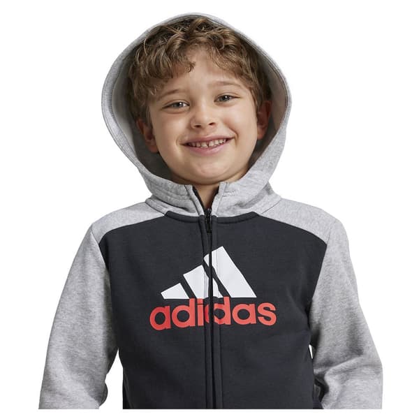 Adidas Essentials Big Logo Fleece Träningsdräkt Svart 7-8 Years Pojke