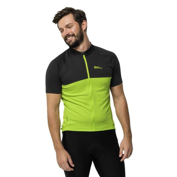 Jack Wolfskin Morobbia Fz T-shirt Med Korta ärmar Grönt XL Man