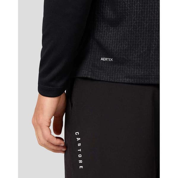 Castore Adapt Halv Lynlås Langærmet T-shirt Sort XL Mand