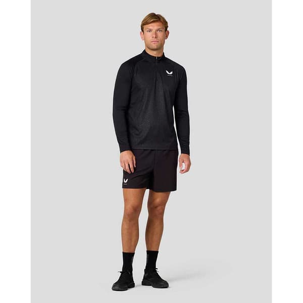 Castore Adapt Halv Lynlås Langærmet T-shirt Sort XL Mand