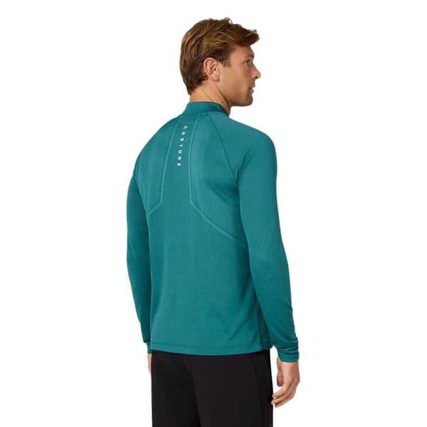 Castore Apex Engineered Knit Halv Lynlås Langærmet T-shirt  S Mand