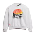 Miniatyrbild 2 av 6: Superdry Travel Souvenir Loose Tröja Grå S Kvinna