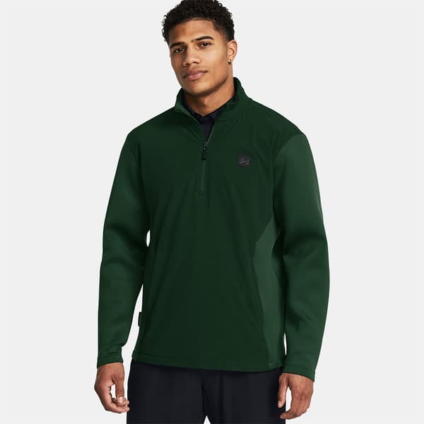 Under Armour Golf Drive Pro Storm Hybrid Halv Lynlås Sweatshirt Grøn 2XL