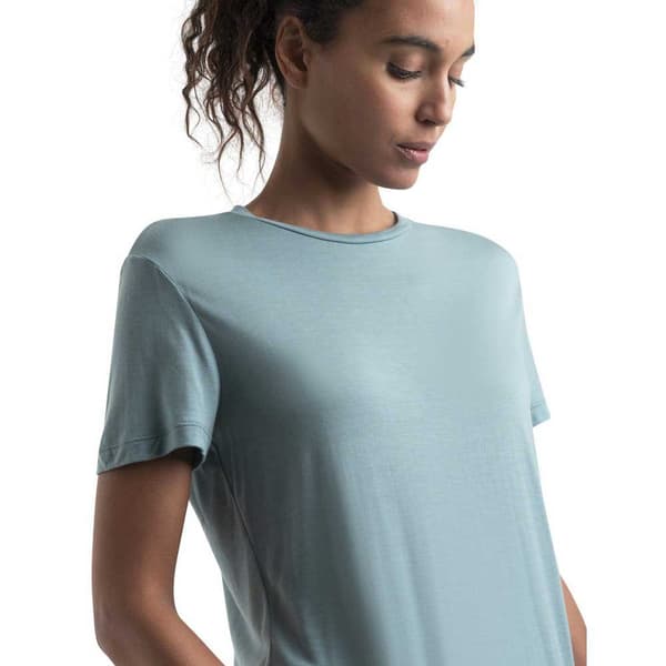 Icebreaker Merino Core T-shirt Med Korte ærmer Blå XS Kvinde