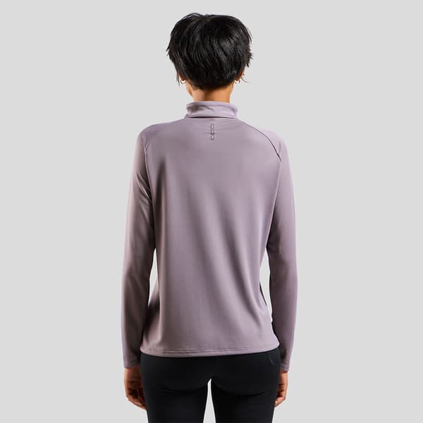 Odlo Essential Ceramiwarm Halv Lynlås Sweatshirt  M Kvinde