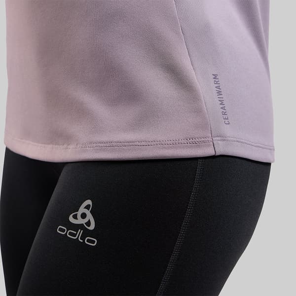 Odlo Essential Ceramiwarm Halv Lynlås Sweatshirt  M Kvinde
