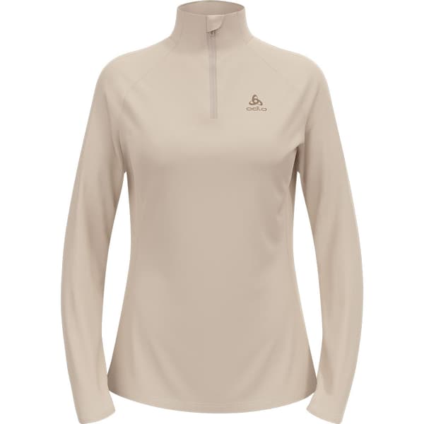 Odlo Essential Ceramiwarm Halv Lynlås Sweatshirt  L Kvinde