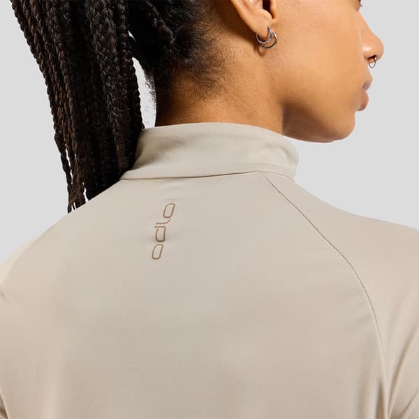 Odlo Essential Ceramiwarm Halv Lynlås Sweatshirt  L Kvinde