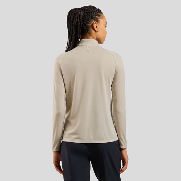Odlo Essential Ceramiwarm Halv Lynlås Sweatshirt  L Kvinde