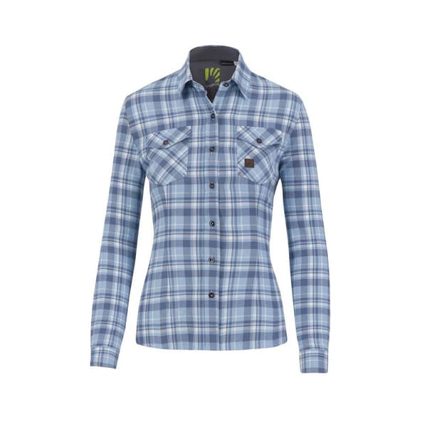 Karpos Martora T-shirt Med Lång ärm Blå S Kvinna