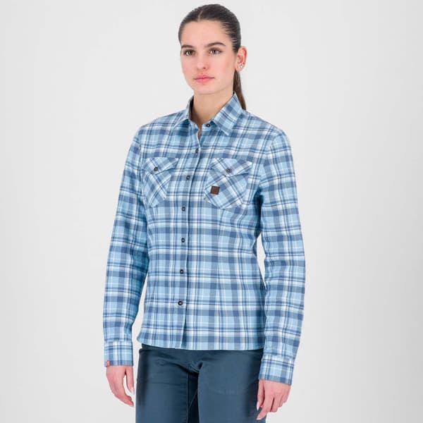 Karpos Martora T-shirt Med Lång ärm Blå S Kvinna