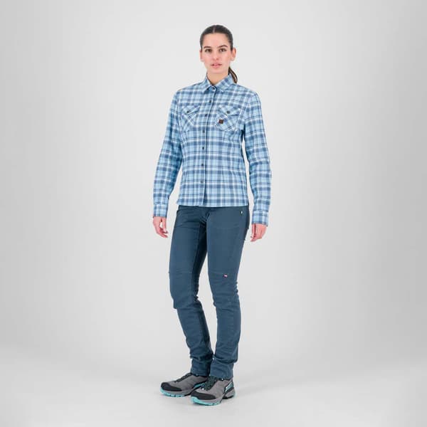 Karpos Martora T-shirt Med Lång ärm Blå S Kvinna