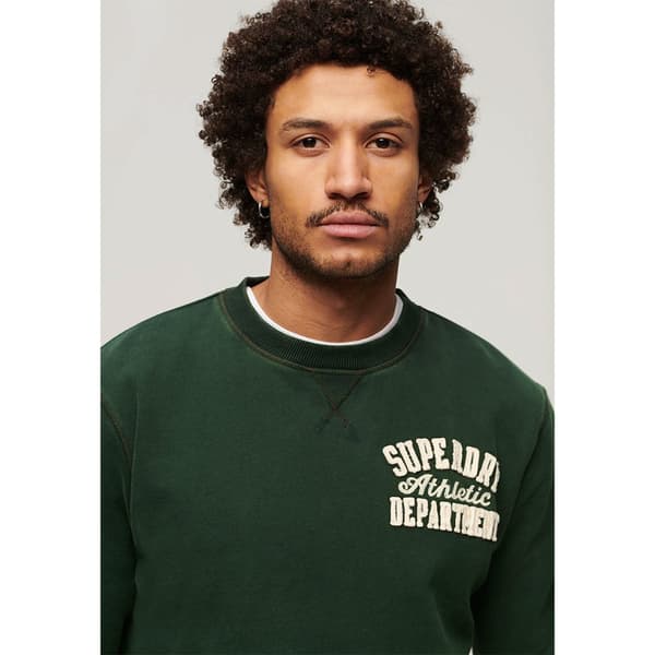 Superdry Vintage Athletic Tröja Grönt XL Man