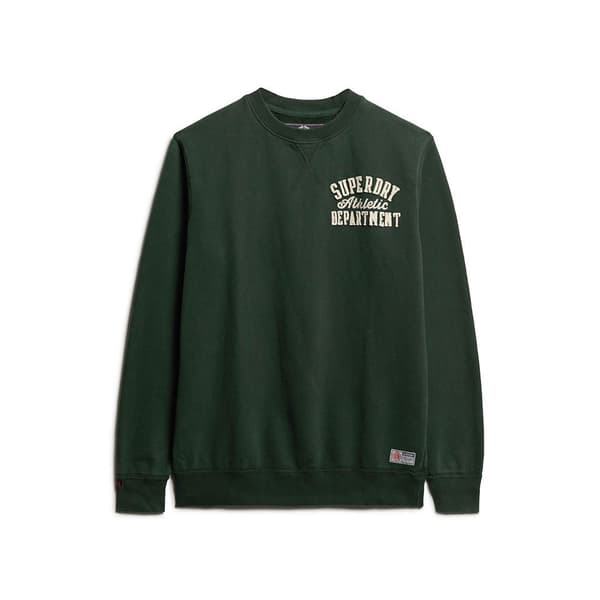 Superdry Vintage Athletic Tröja Grönt XL Man