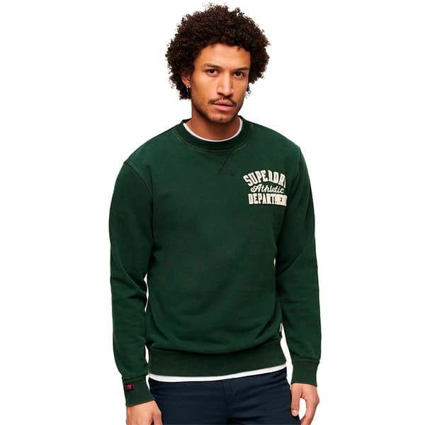 Superdry Vintage Athletic Tröja Grönt XL Man