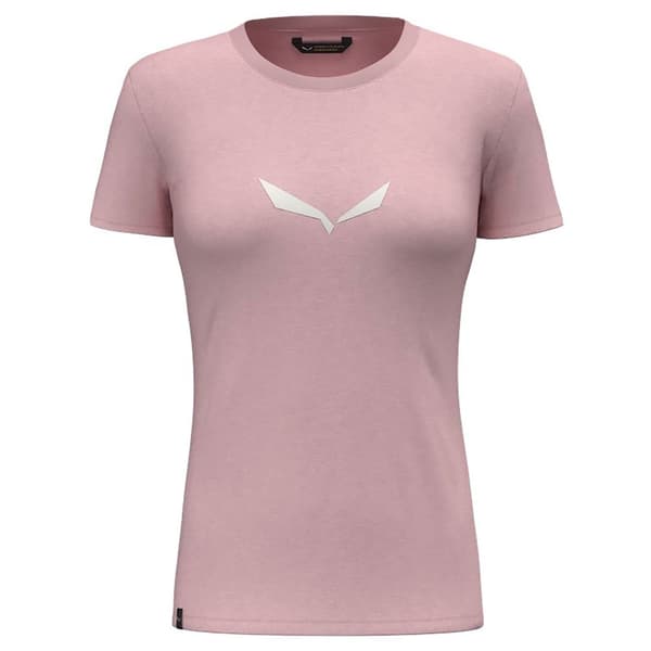Salewa Solid Dry T-shirt Med Korte ærmer Rosa 2XL Kvinde