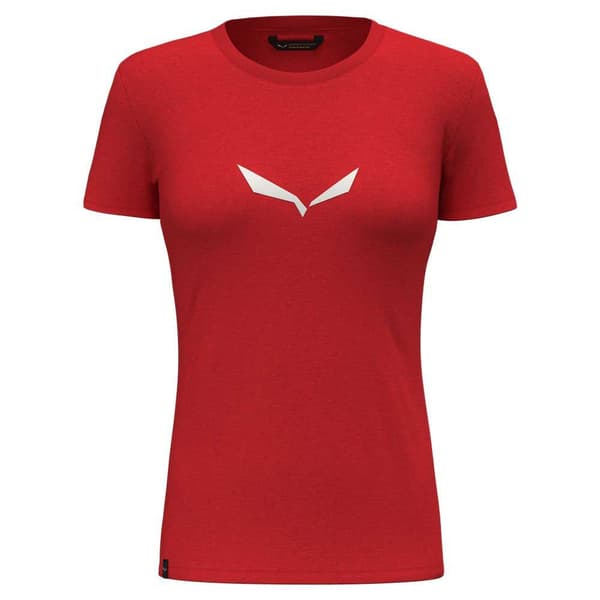 Salewa Solid Dry Lyhythihainen T-paita Punainen XS Nainen