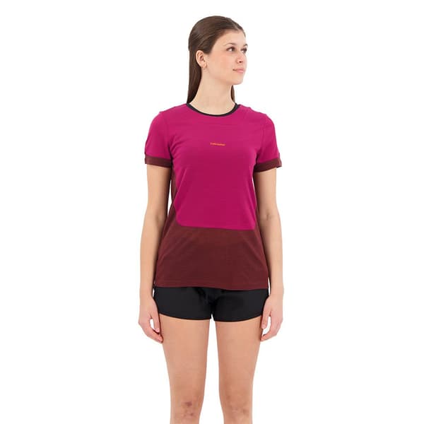 Icebreaker Zone Knit Lyhythihainen T-paita Violetti XS Nainen