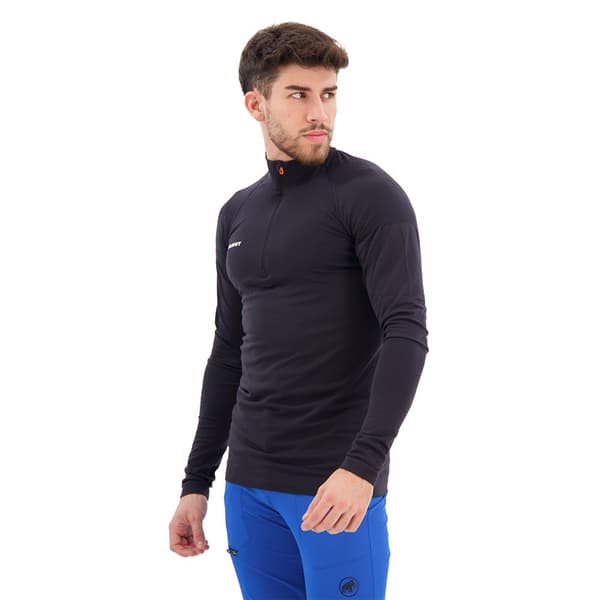 Mammut Trift Halv Dragkedja Långärmad T-shirt Svart 2XL Man