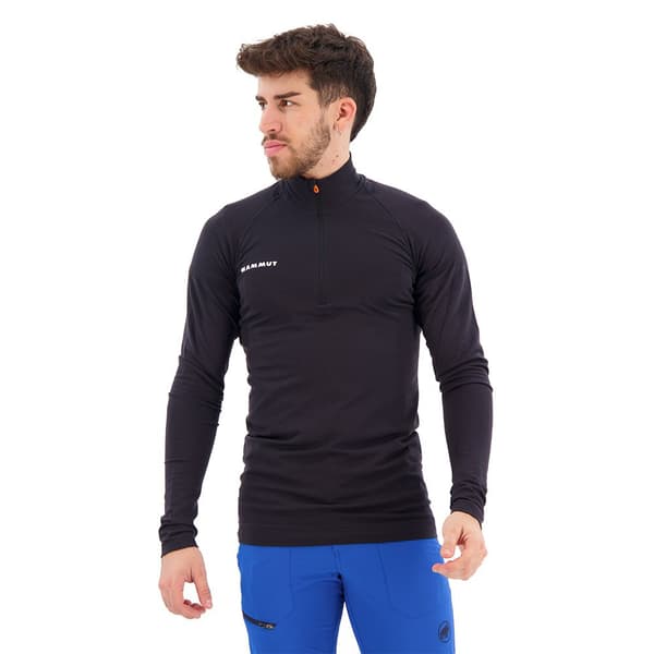 Mammut Trift Halv Dragkedja Långärmad T-shirt Svart 2XL Man
