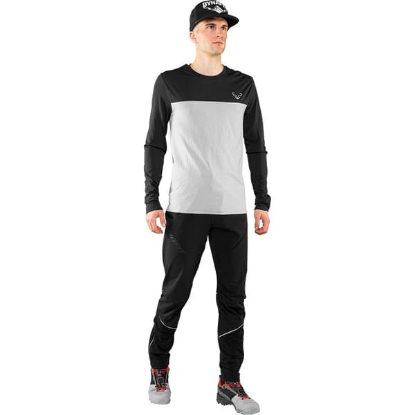 Dynafit Traverse S-tech Pitkähihainen T-paita Harmaa M-L Mies